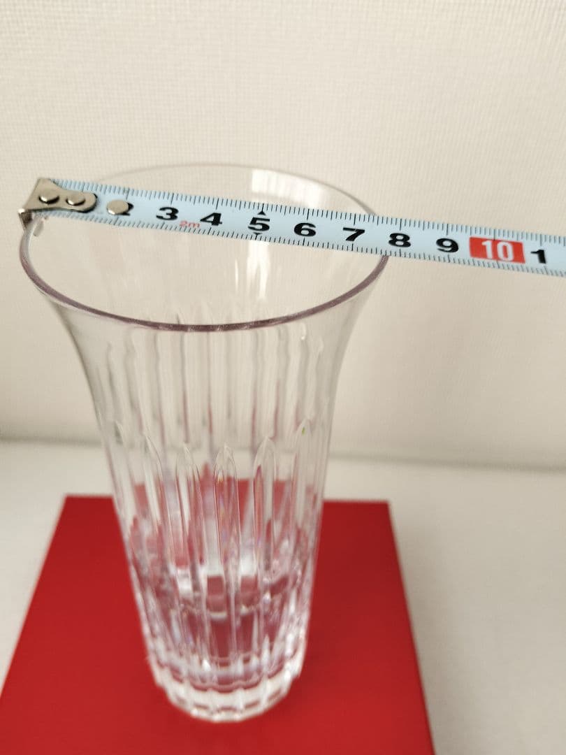 美品Baccaratバカラ花瓶フローラ ベース 花器