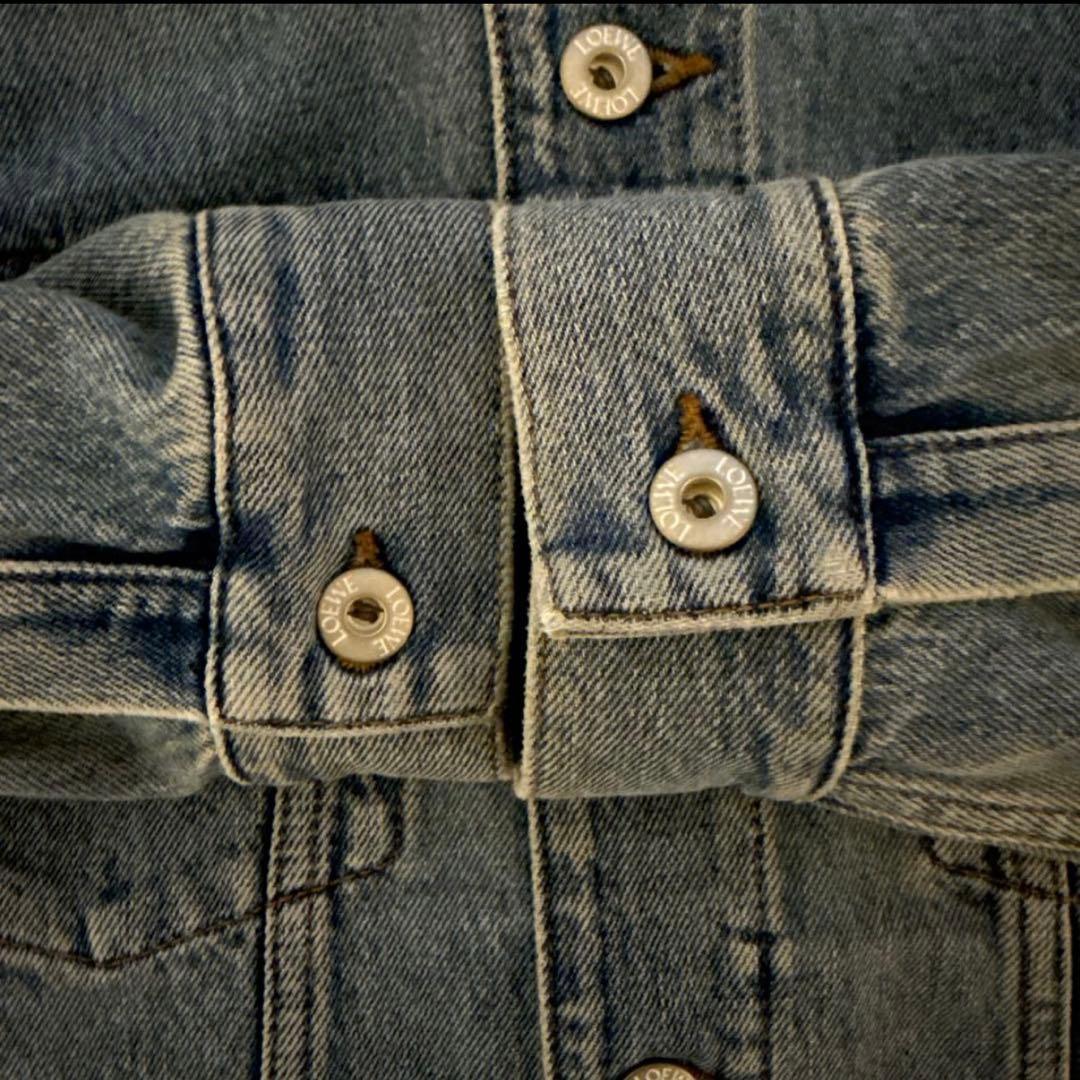 ま*ん様 LOEWE 25SS アナグラム デニムジャケット