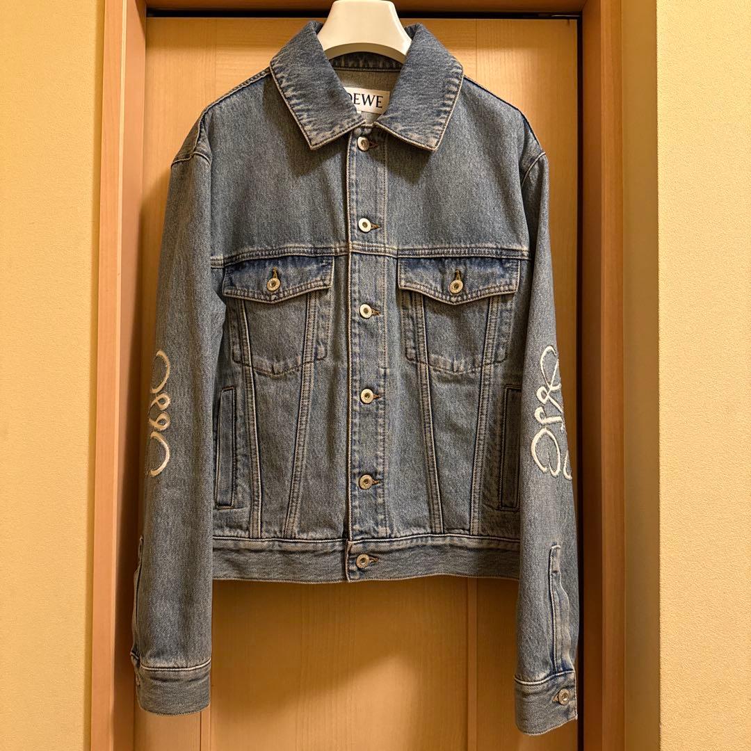 ま*ん様 LOEWE 25SS アナグラム デニムジャケット