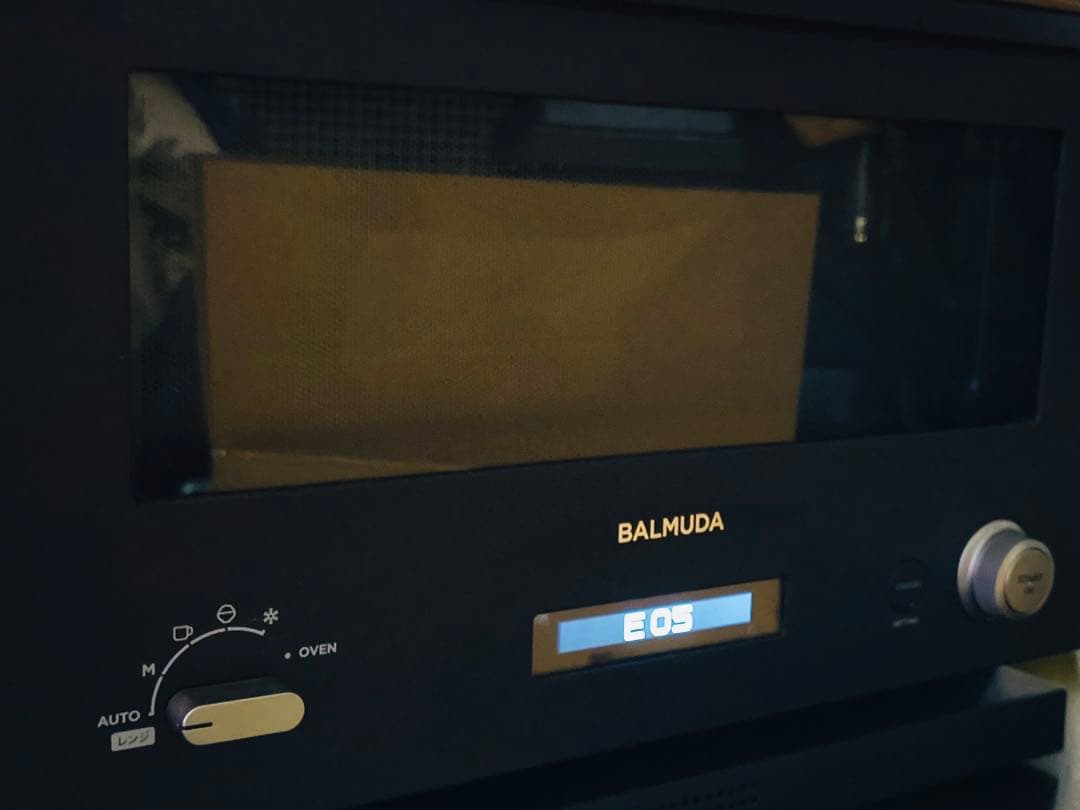 【ジャンク品】BALMUDA K04A-BK オーブンレンジ箱付き