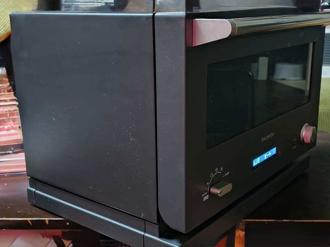 【ジャンク品】BALMUDA K04A-BK オーブンレンジ箱付き