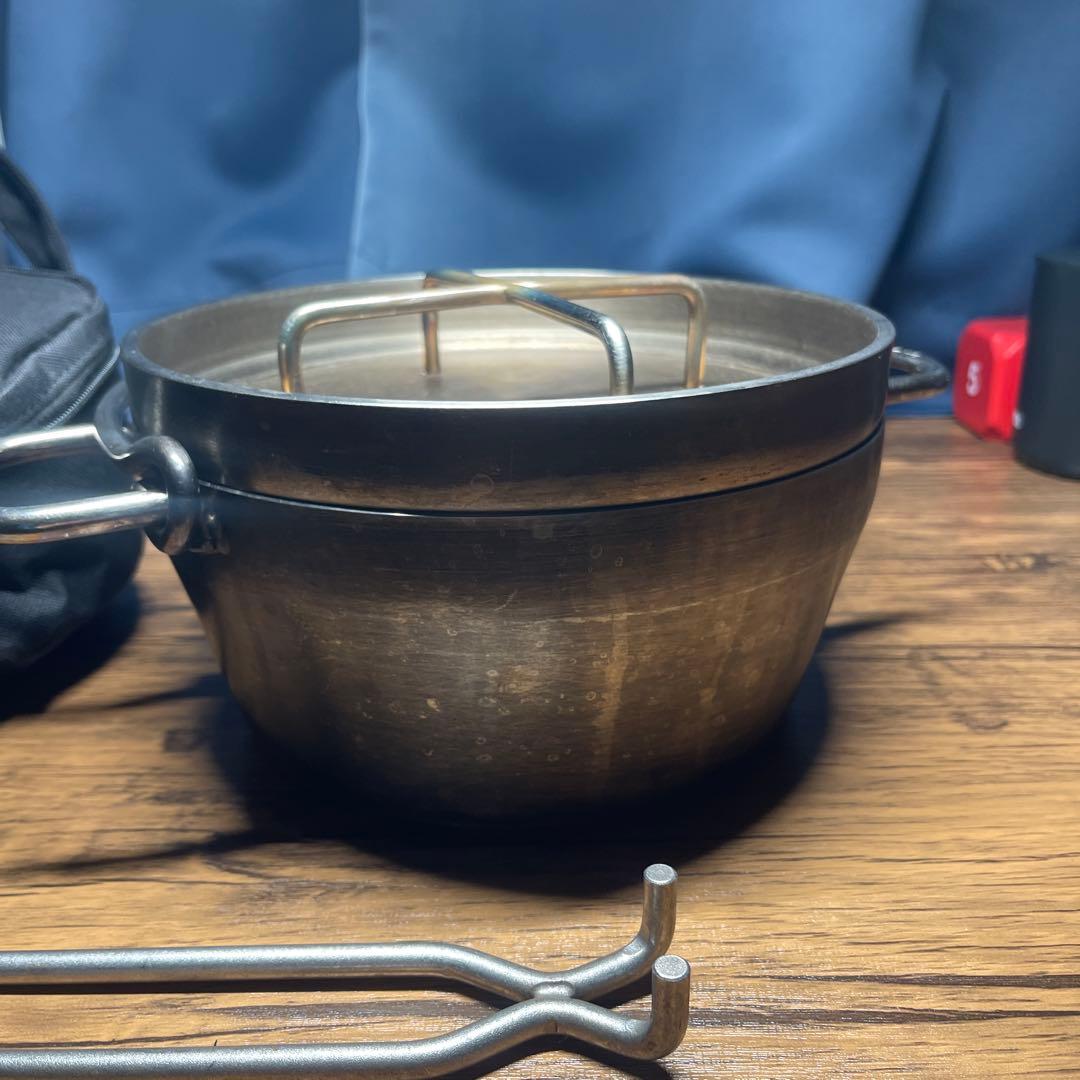 SOTO ダッチオーブン 8インチ 収納バッグ、純正リフター付き