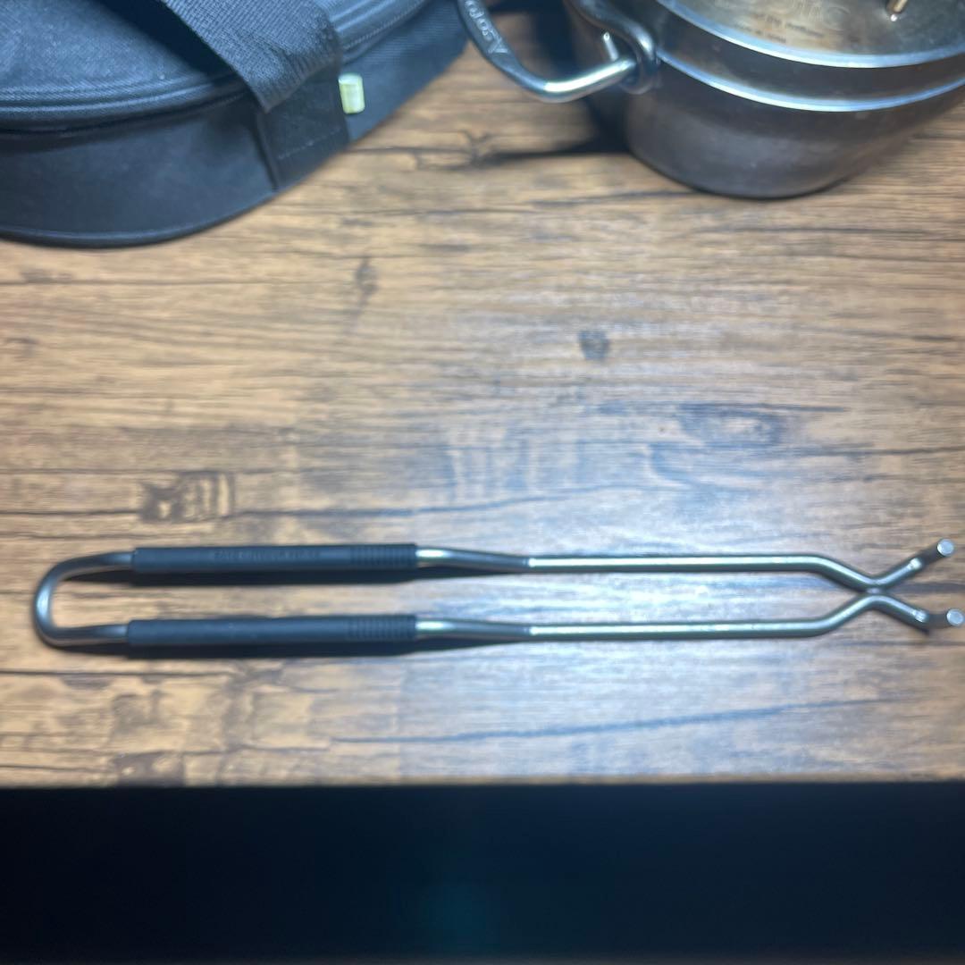 SOTO ダッチオーブン 8インチ 収納バッグ、純正リフター付き