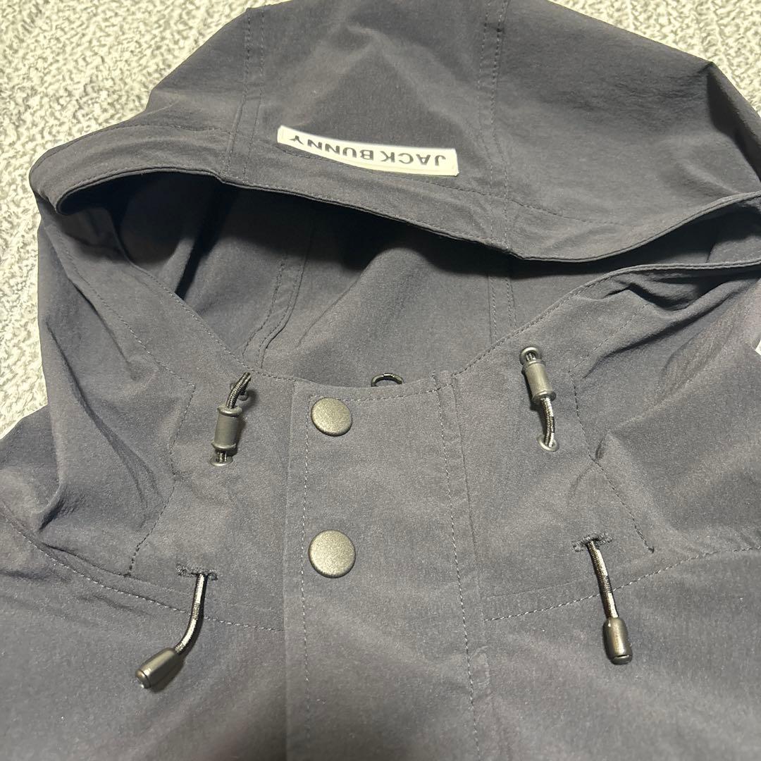 ジャックバニー　ナイロンジャケット　ダブルジップ　ブラック　5 美品