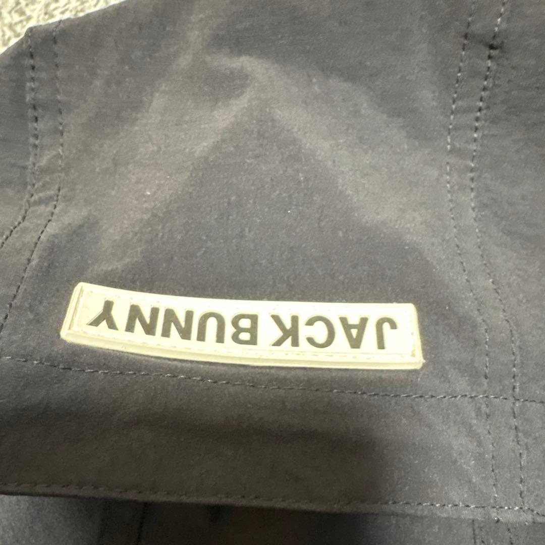 ジャックバニー　ナイロンジャケット　ダブルジップ　ブラック　5 美品