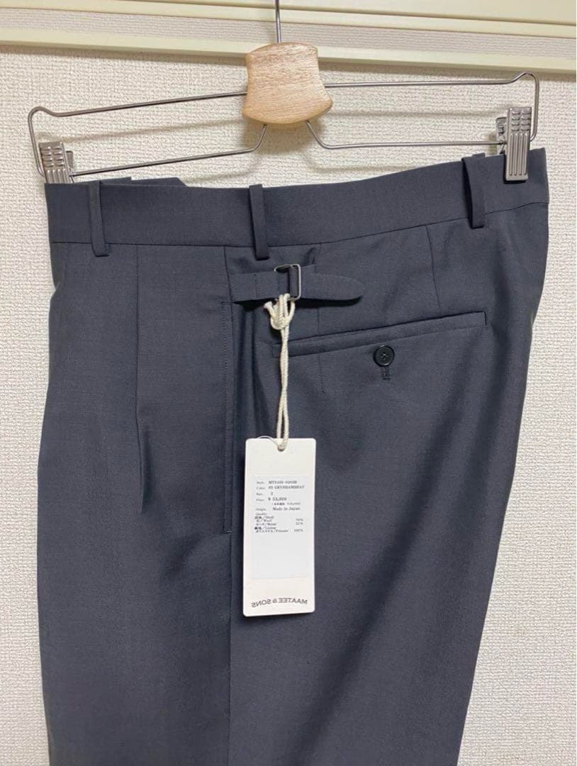 パンツ forever slacks (grey chambray)