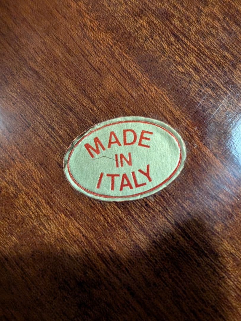 花模様八角形木製テーブル✶ITALY✶