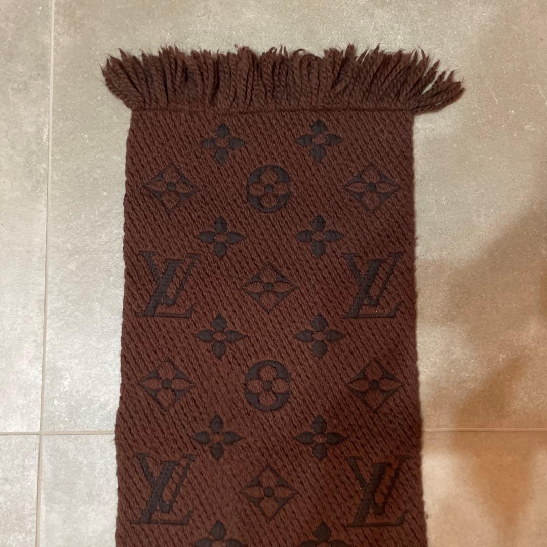 LOUIS VUITTON ルイヴィトン エシャルプ 茶色 ブラウン マフラー