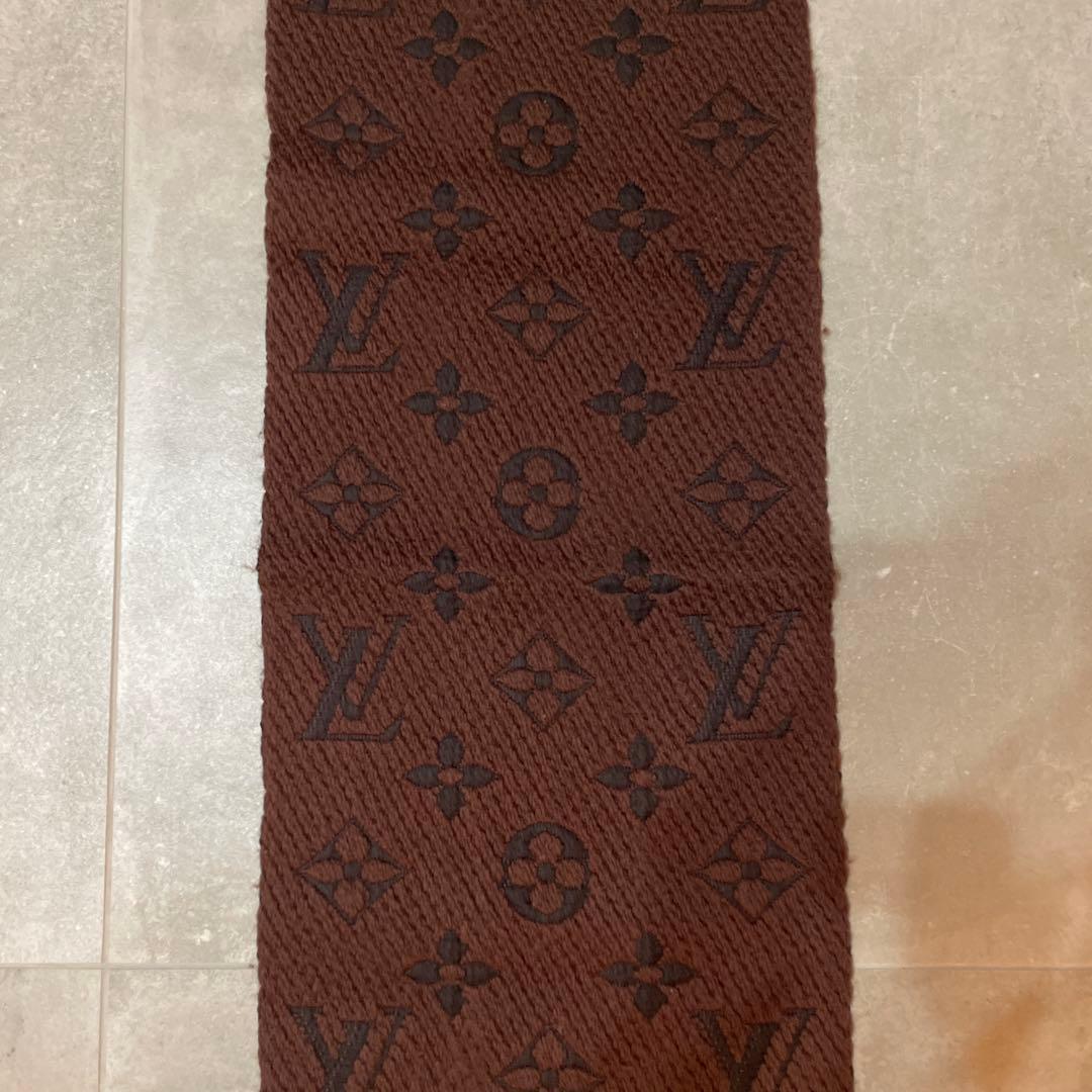 LOUIS VUITTON ルイヴィトン エシャルプ 茶色 ブラウン マフラー