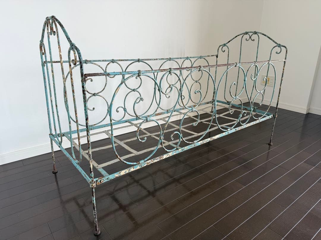 フランス アンティーク ブロカント フォールディング ベビーベッド