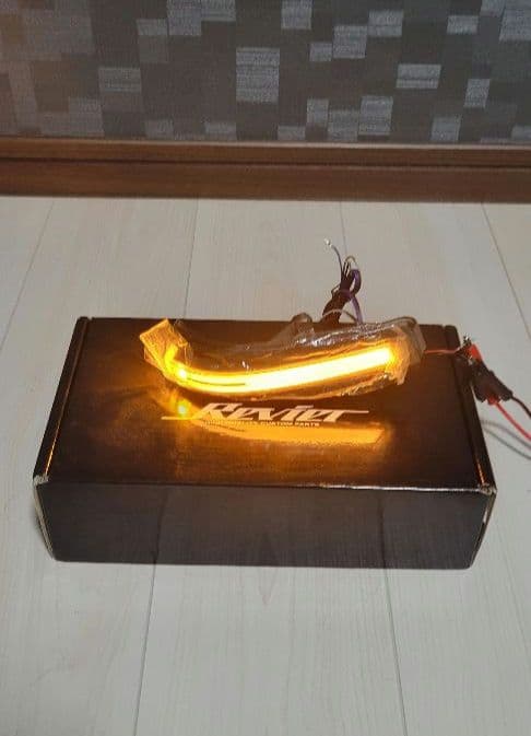REIZ製 LEDウインカーミラー流星バージョン
