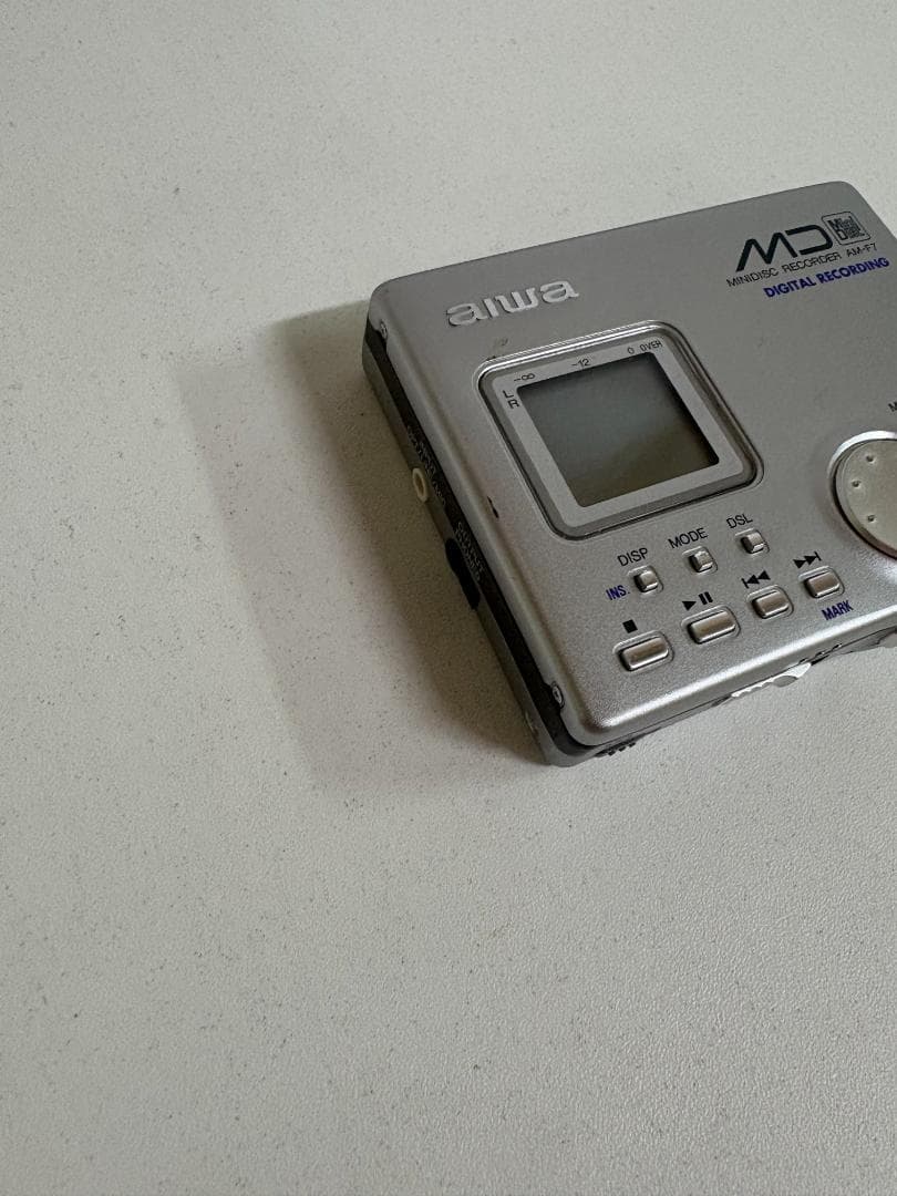 aiwa AM-F7 ポータブルMDプレーヤー レトロ家電