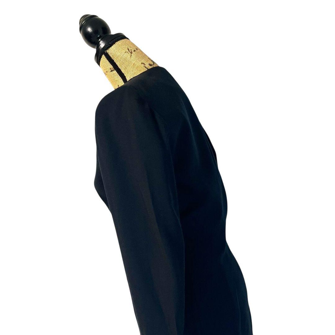 【フランス製】【36】YVES SAINT LAUREN ノーカラージャケット