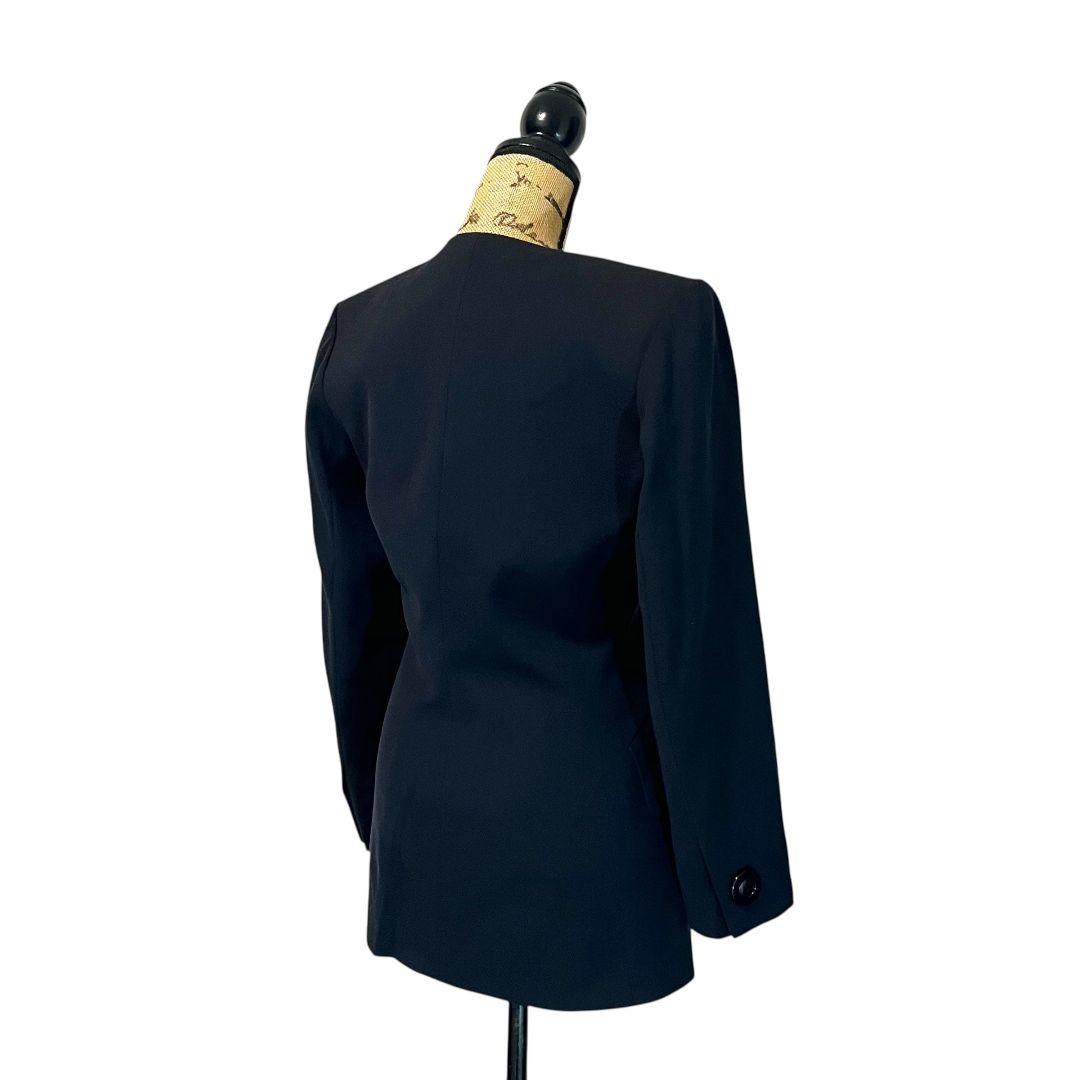 【フランス製】【36】YVES SAINT LAUREN ノーカラージャケット