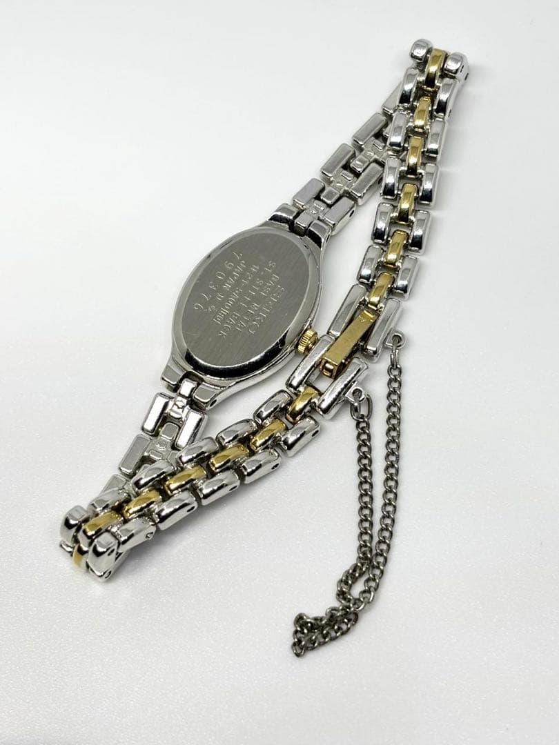 稼働品 SEIKO クオーツ 1F21-5A00 レディース