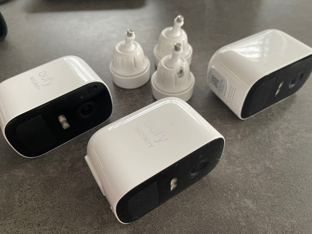 eufy Security 2C ワイヤレスカメラ 3台セット ソーラーパネル