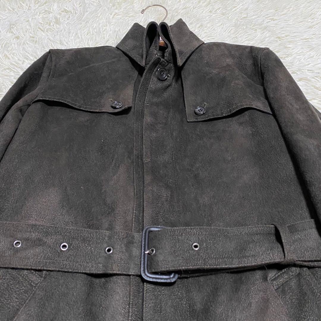 【美品◦XL✨】トルネードマート スウェード調 ベルテッドコート ライナー