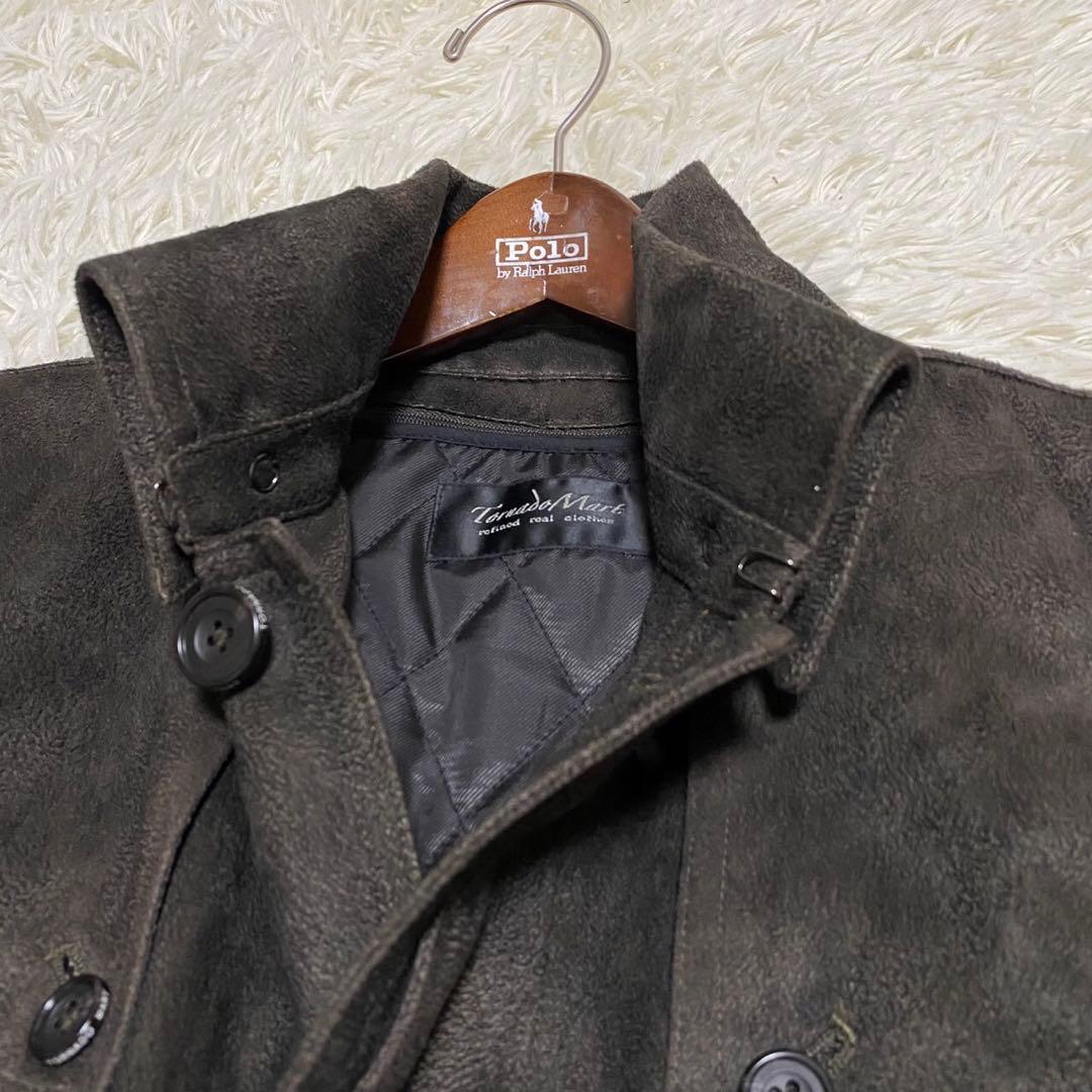 【美品◦XL✨】トルネードマート スウェード調 ベルテッドコート ライナー