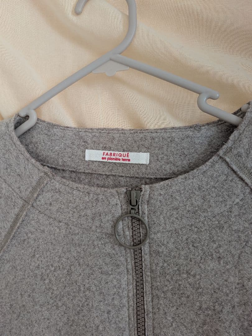 ち*ん様 FABRIQUE (ファブリケ)ノーカラージャケット 38