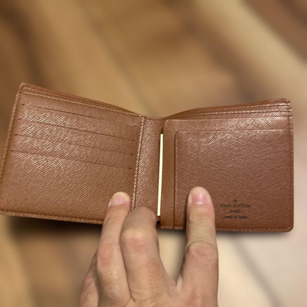 美品Louis Vuitton 二つ折り財布 モノグラム