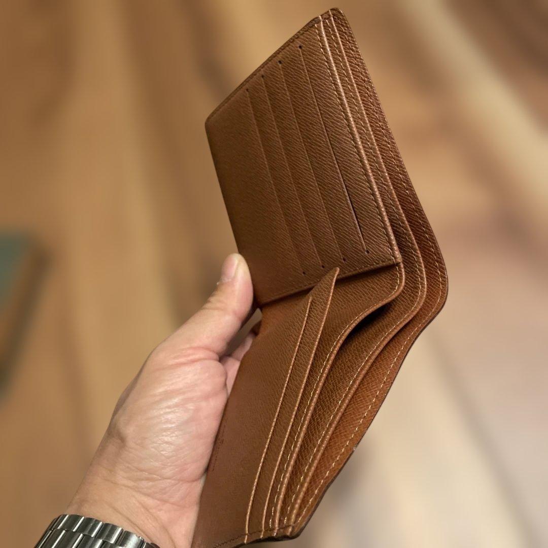 美品Louis Vuitton 二つ折り財布 モノグラム