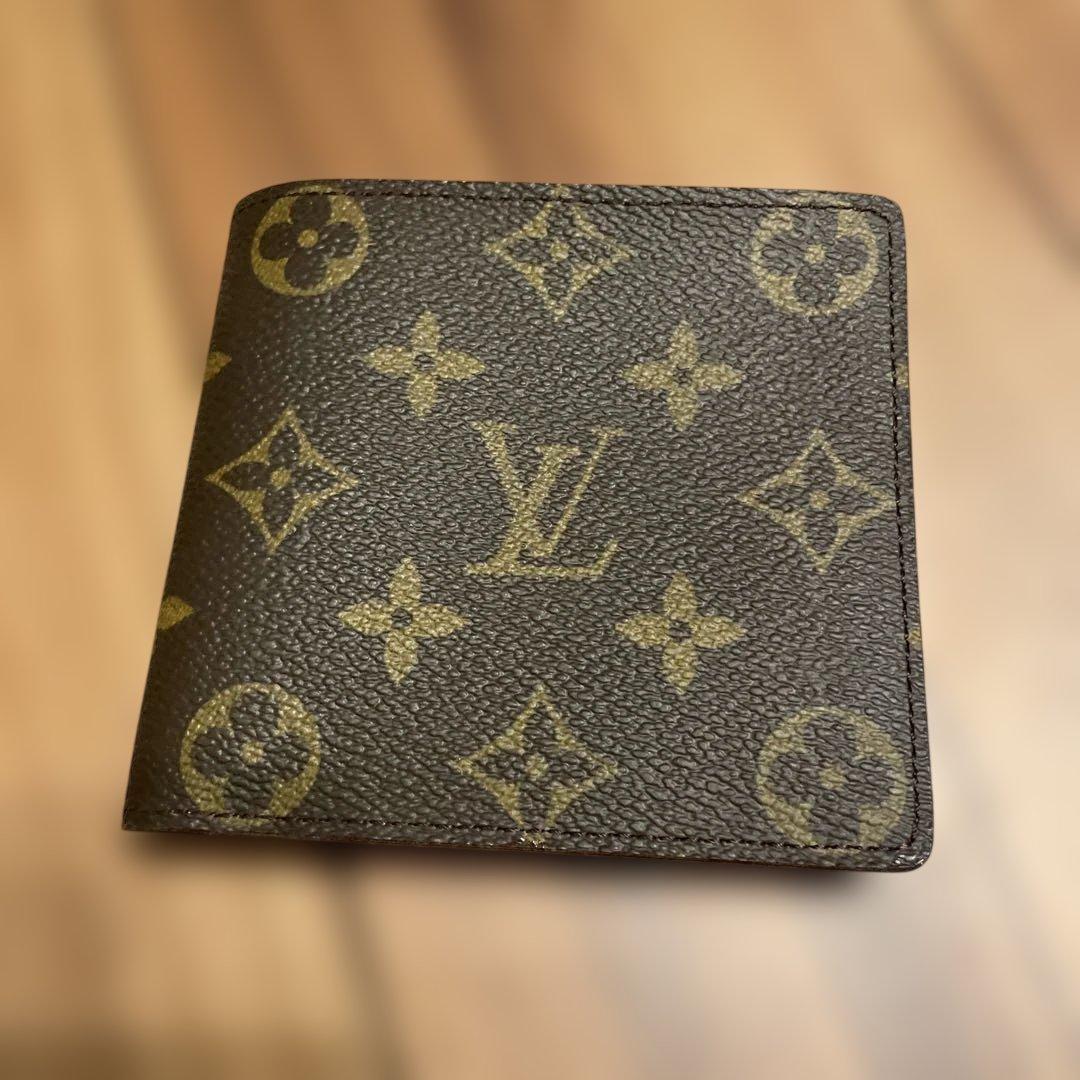 美品Louis Vuitton 二つ折り財布 モノグラム