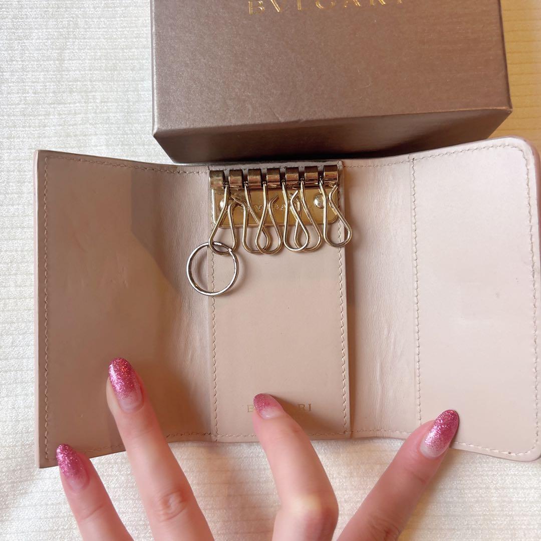 ブルガリ　希少　美品　キーケース