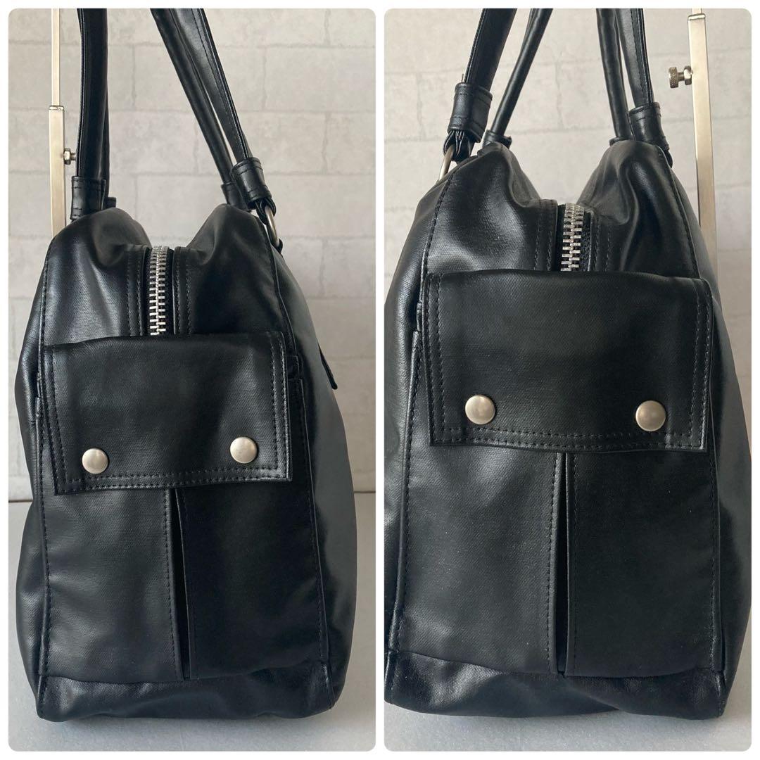 未使用級 完売品 ポーター フリースタイル ボストンバッグ ブラック