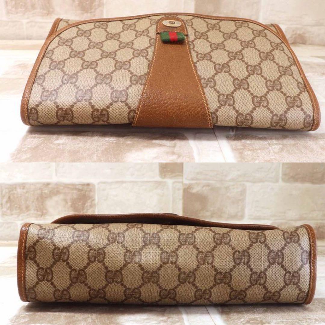 美品❤️ GUCCI オールドグッチ　クラッチバッグ　シェリーライン