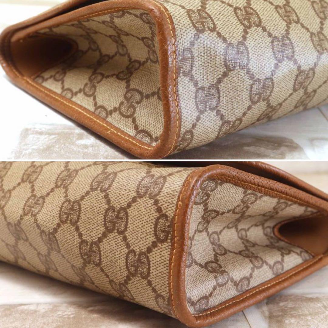 美品❤️ GUCCI オールドグッチ　クラッチバッグ　シェリーライン