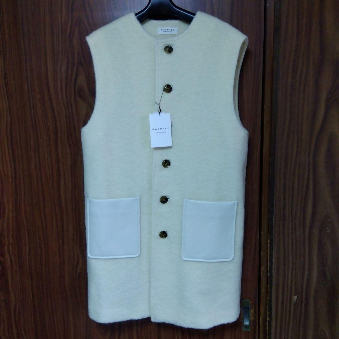 MACPHEE 　アイボリー ベスト　M 新品