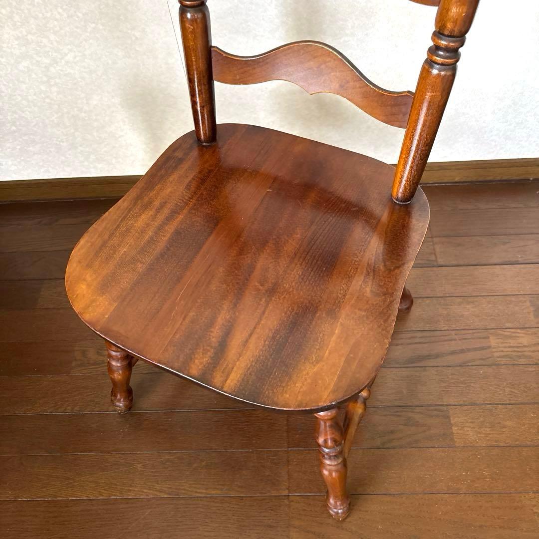 【良品】アンティーク ラダーバックチェア ダイニングチェア