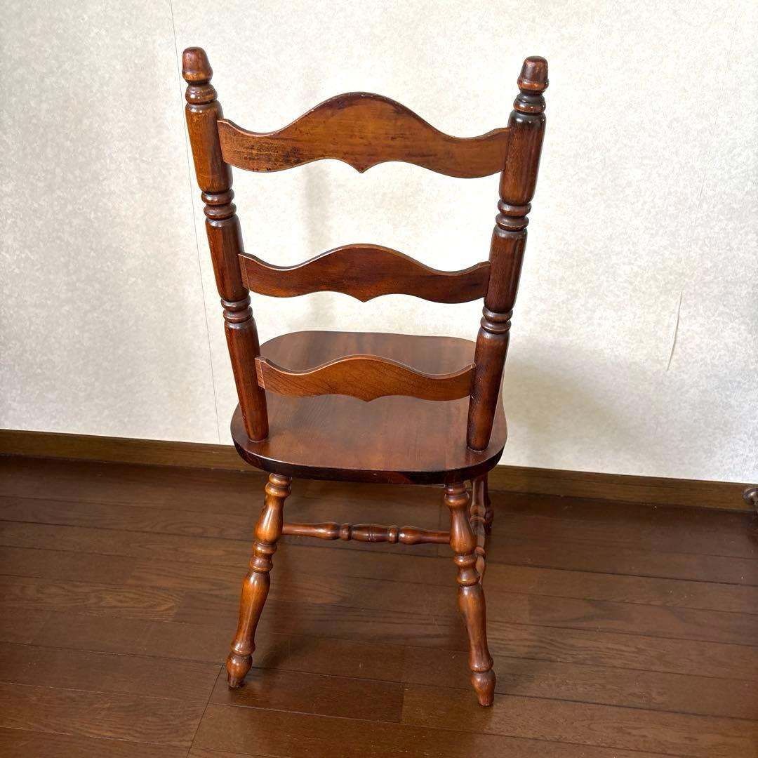 【良品】アンティーク ラダーバックチェア ダイニングチェア