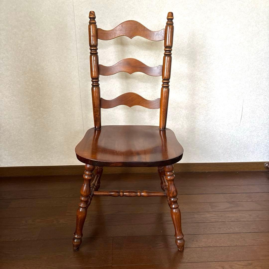 【良品】アンティーク ラダーバックチェア ダイニングチェア