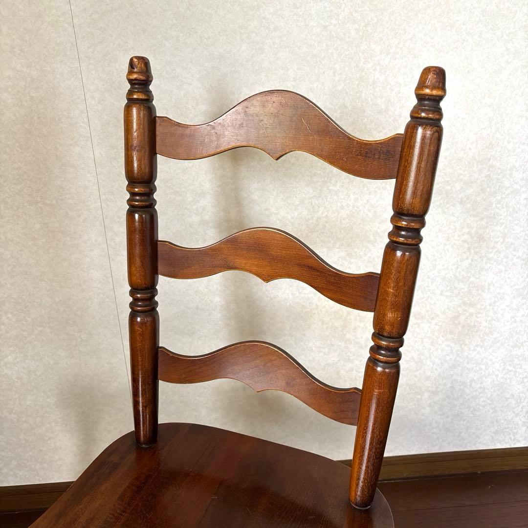 【良品】アンティーク ラダーバックチェア ダイニングチェア