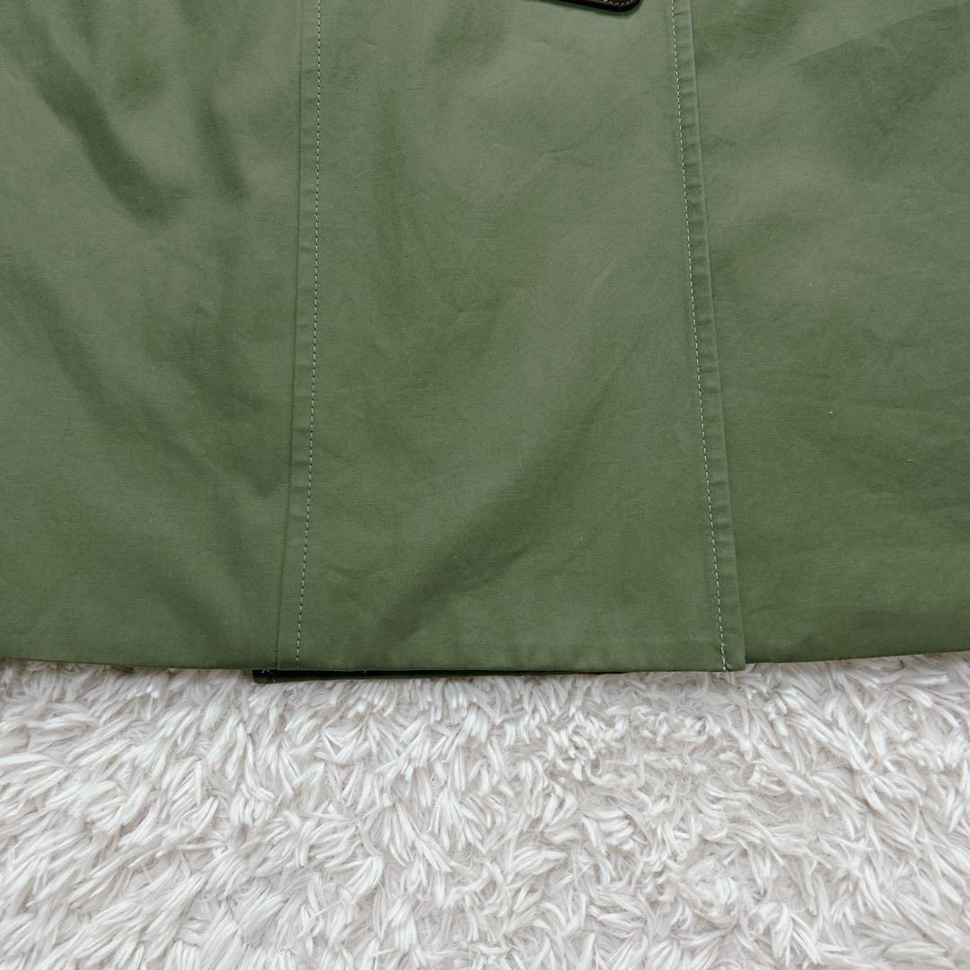 【極美品】ポールスミス 現行 トレンチコート ダブル マキシ丈 カーキ XL