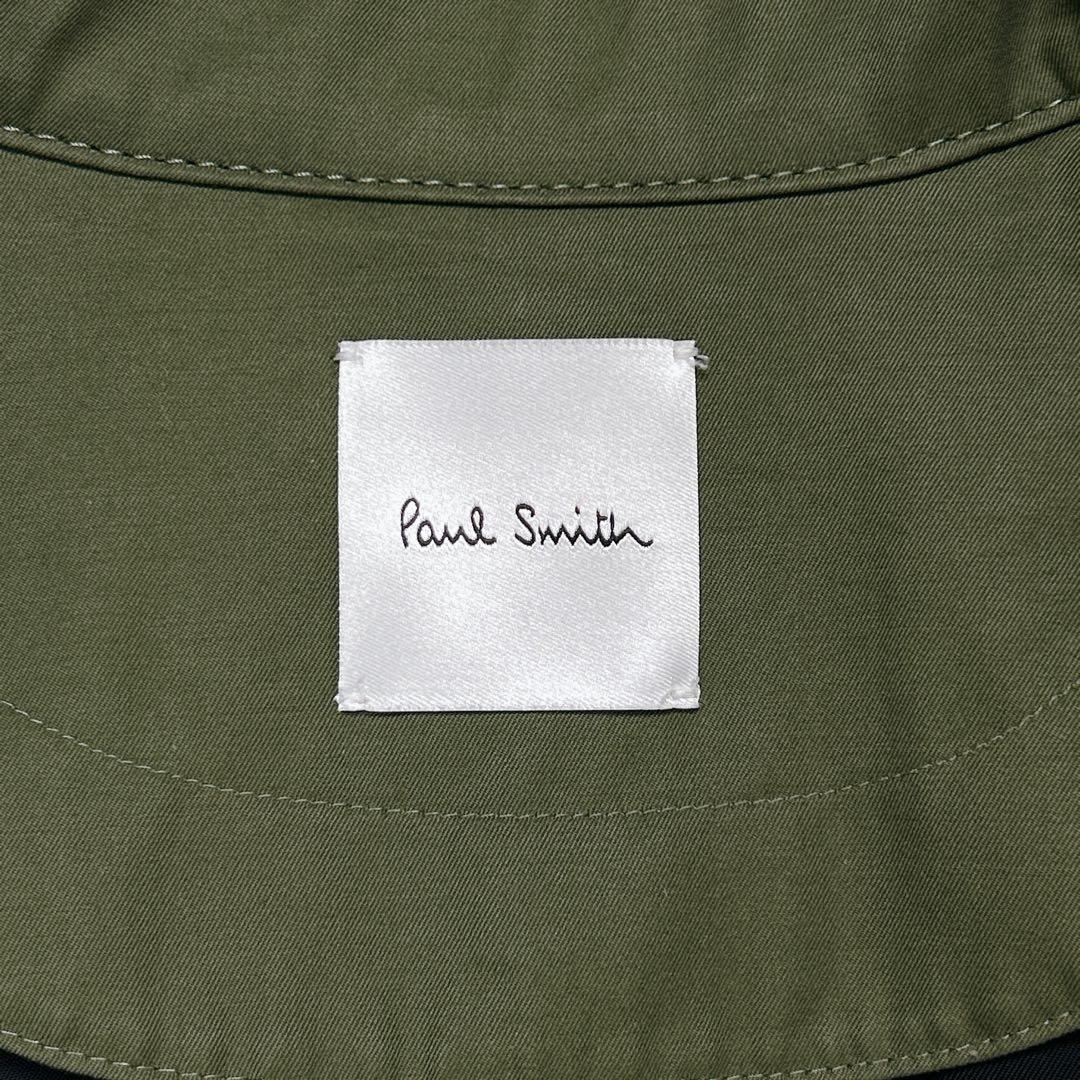 【極美品】ポールスミス 現行 トレンチコート ダブル マキシ丈 カーキ XL
