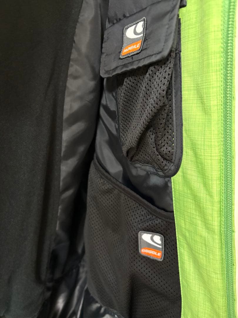 salomon スキーウェア グリーン M