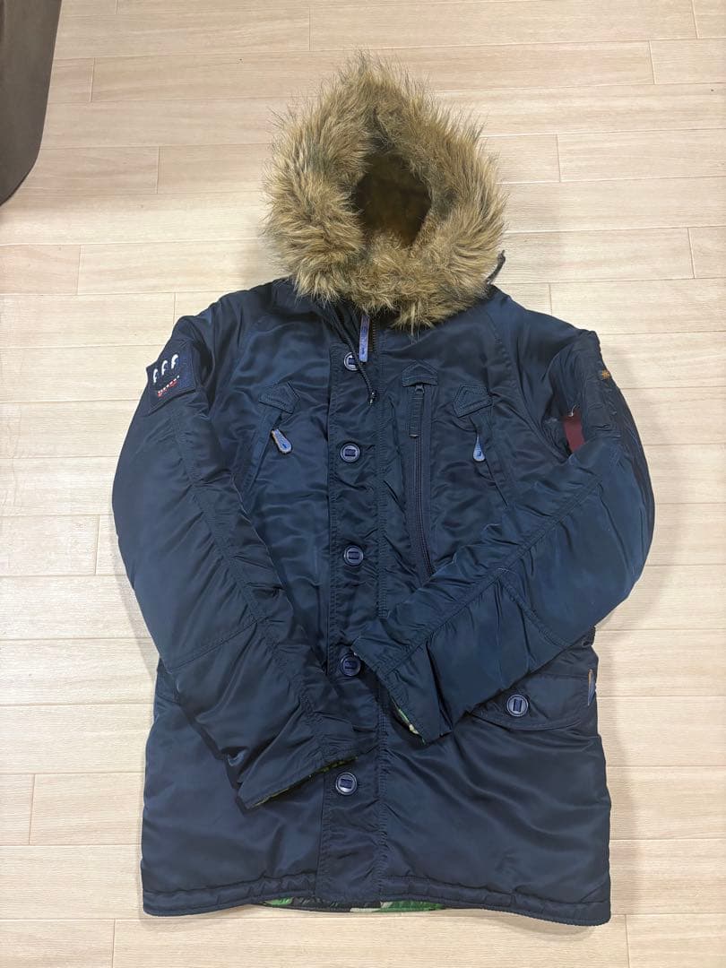 N3B ALPHA × XLARGE × キースヘリングコラボJKT Sサイズ