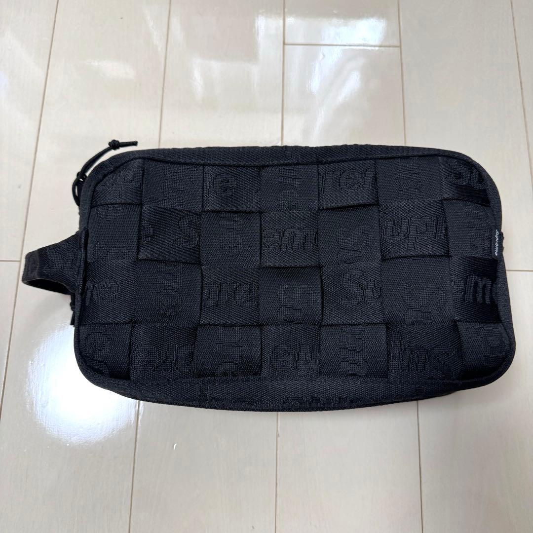 美品　Supreme Woven Utility Bag Black 最終値下げ