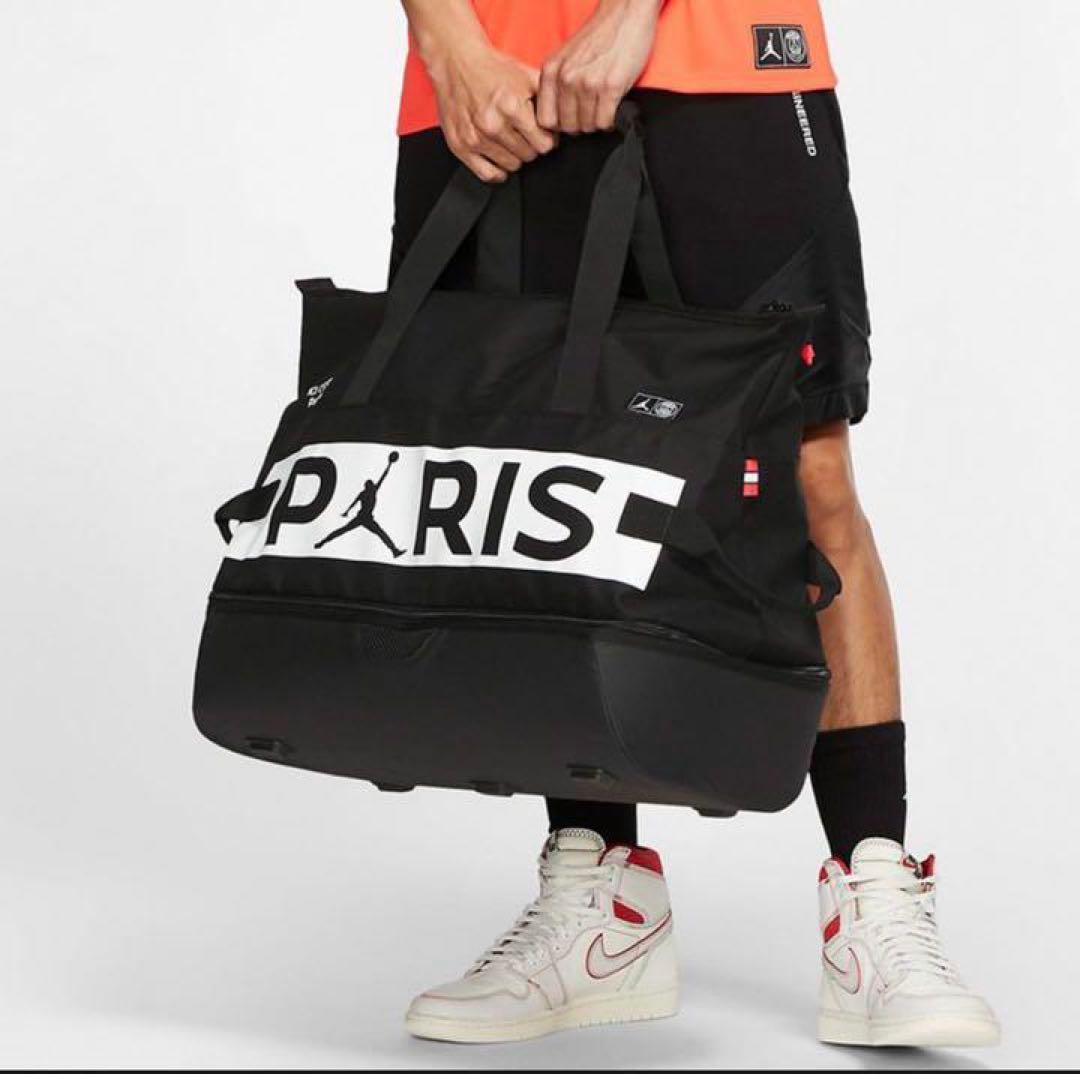未使用タグ付き パリサンジェルマン×ジョーダン ダッフルバッグ ボストンバッグ