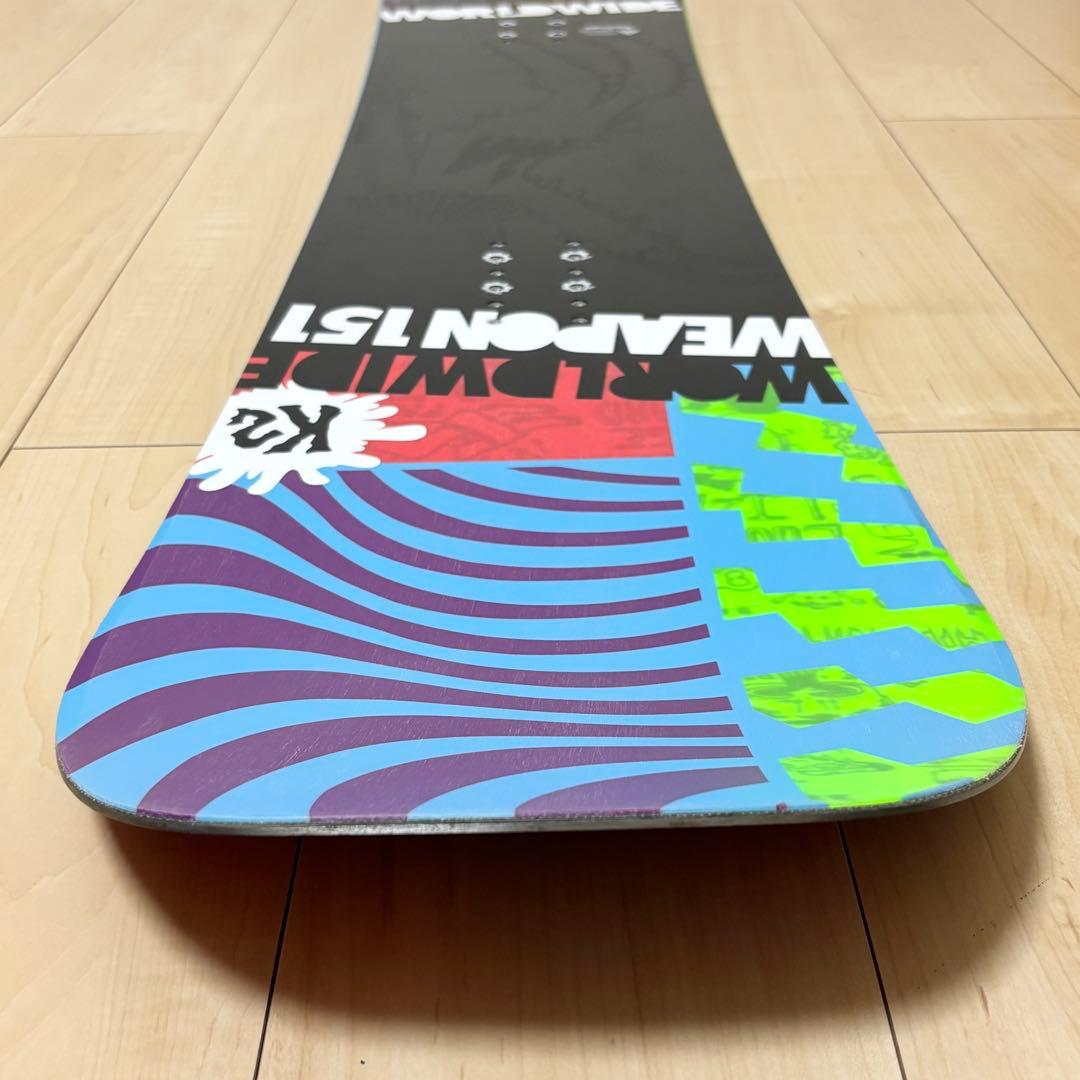 K2 WWW スノーボード 板 151cm ロッカー ツインチップ スノボ 美品