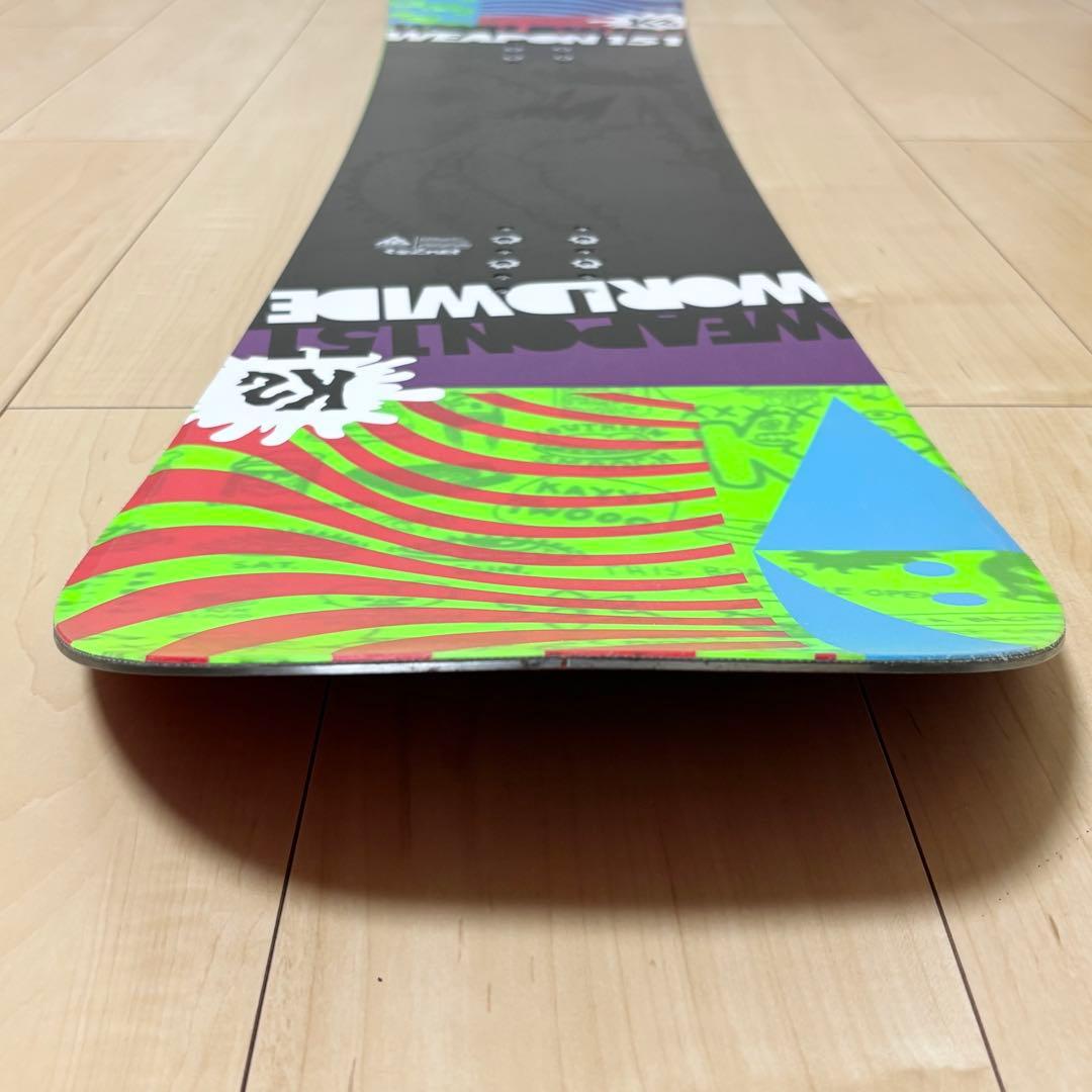 K2 WWW スノーボード 板 151cm ロッカー ツインチップ スノボ 美品