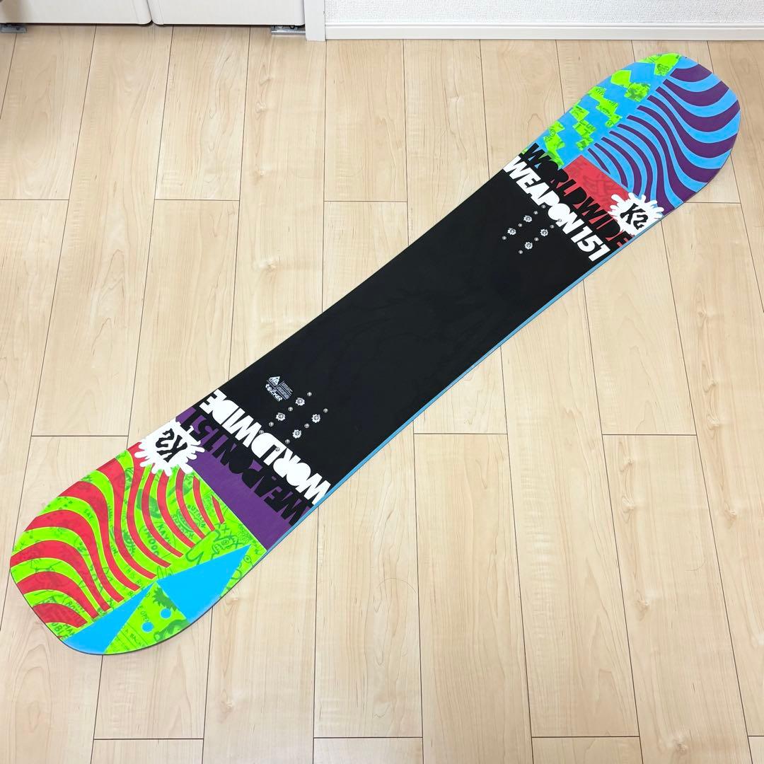 K2 WWW スノーボード 板 151cm ロッカー ツインチップ スノボ 美品