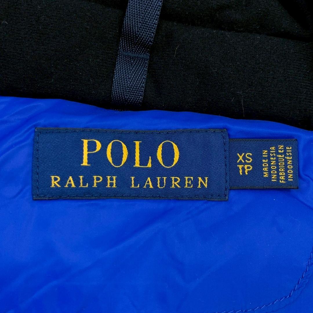 ポロラルフローレン ダウンベスト ビッグポニー ネイビー XS　E027