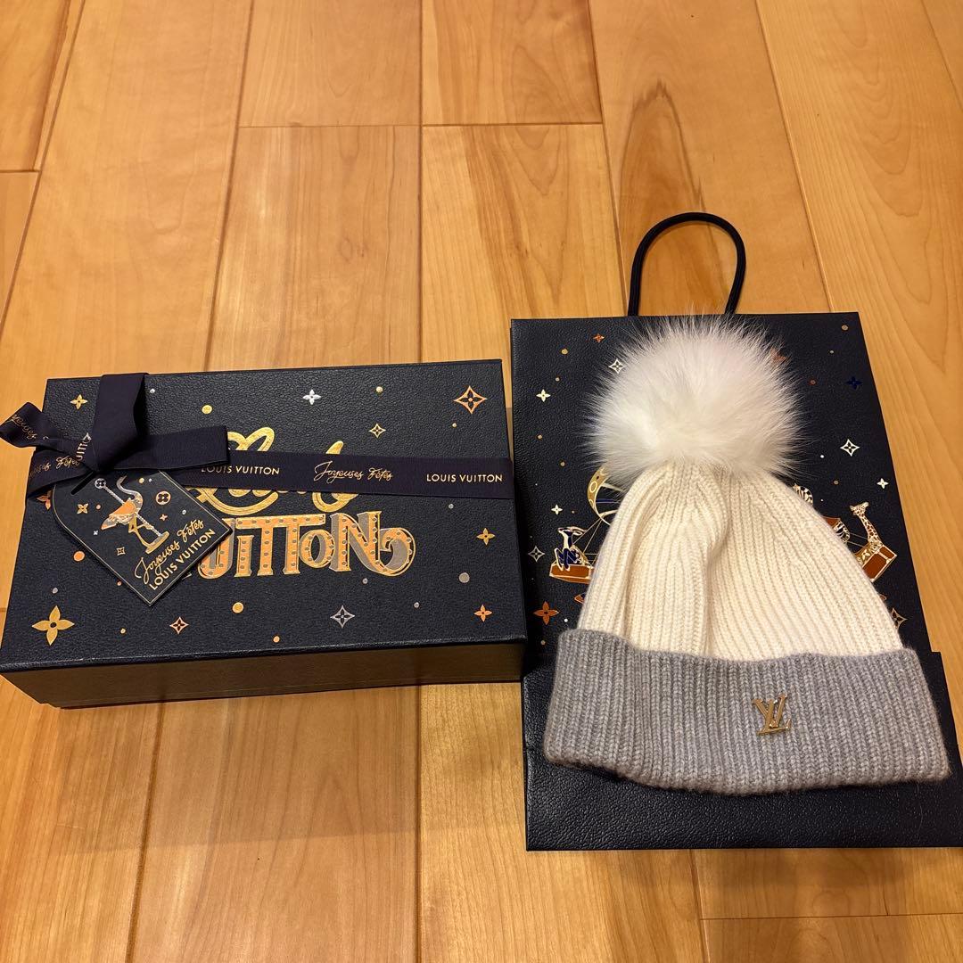 ルイヴィトン　ニット帽カシミヤ　LV