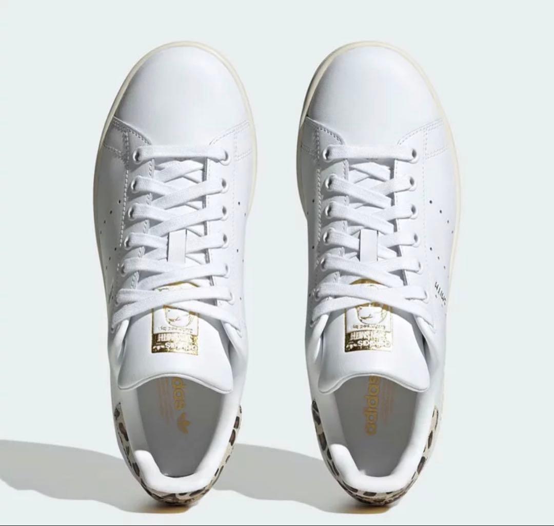 アディダス スタンスミス ホワイト/ヒョウ柄