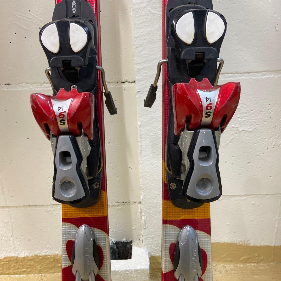 SALOMON 155センチ　スキー板 ビンディング付き