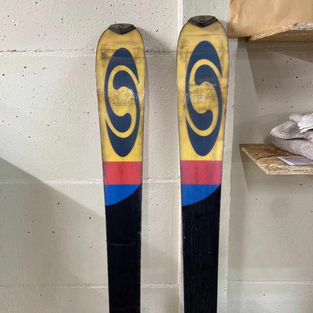 SALOMON 155センチ　スキー板 ビンディング付き