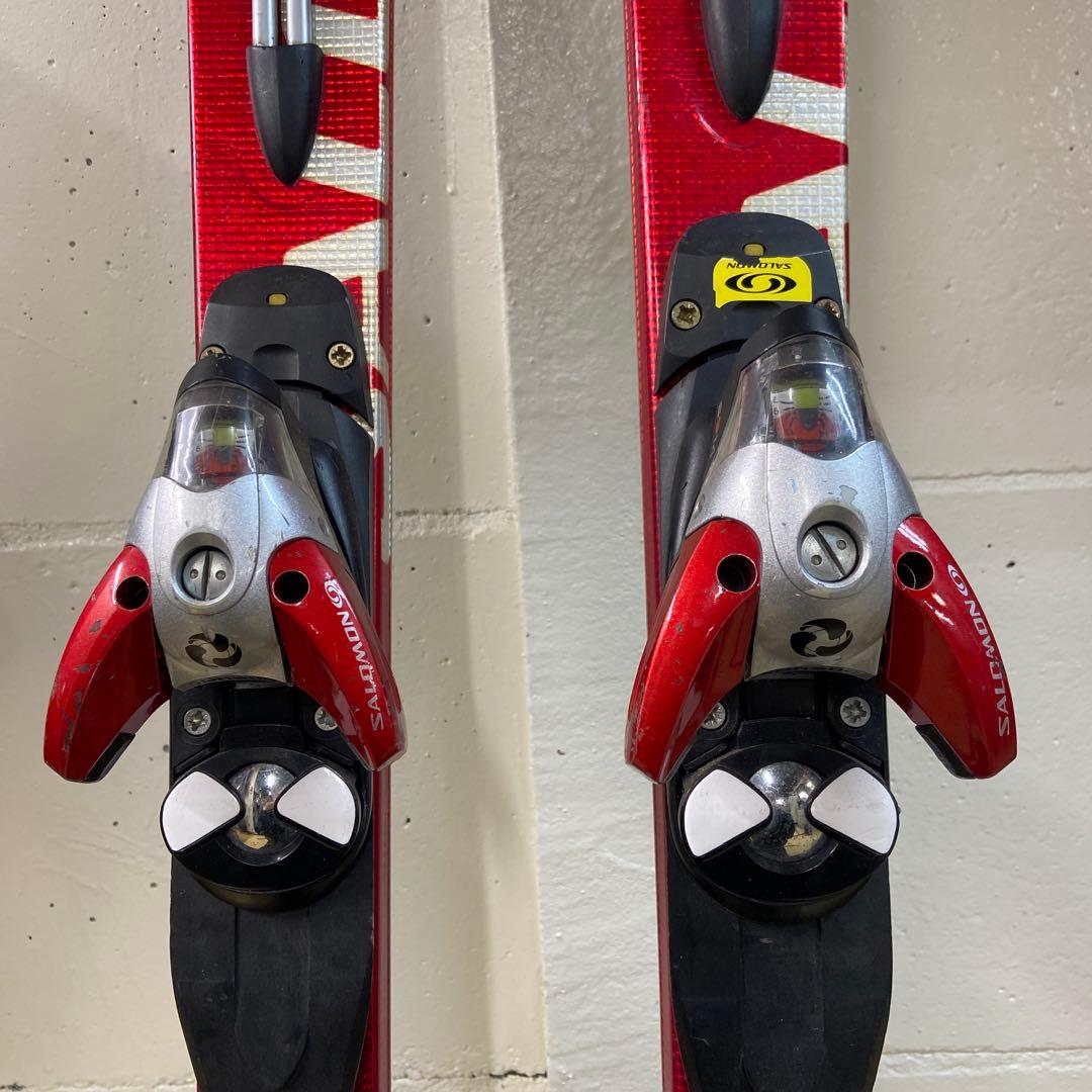 SALOMON 155センチ　スキー板 ビンディング付き
